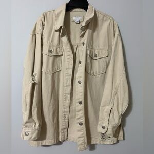 Forever 21 Beige Utility Jacket